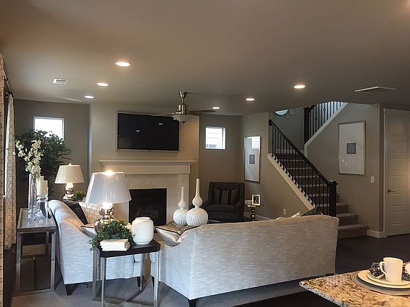 model home great room
