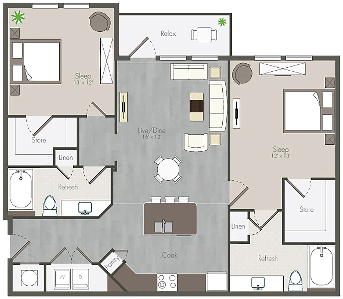Floor plan Keene