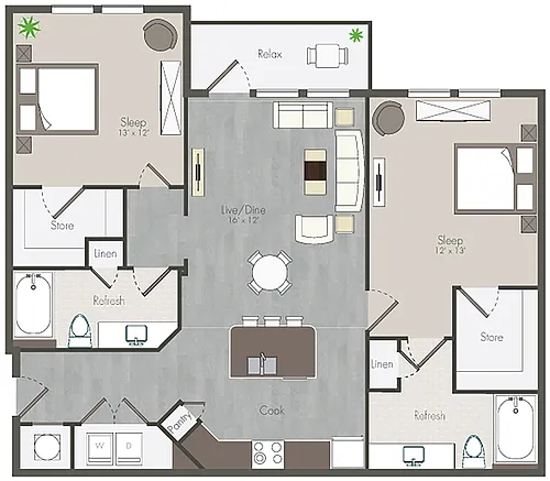 Floor plan Keene