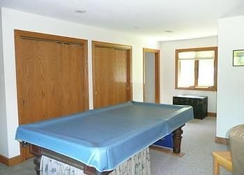 Another part of them family room with space for a pool table!