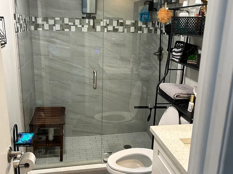 Hallway bathroom