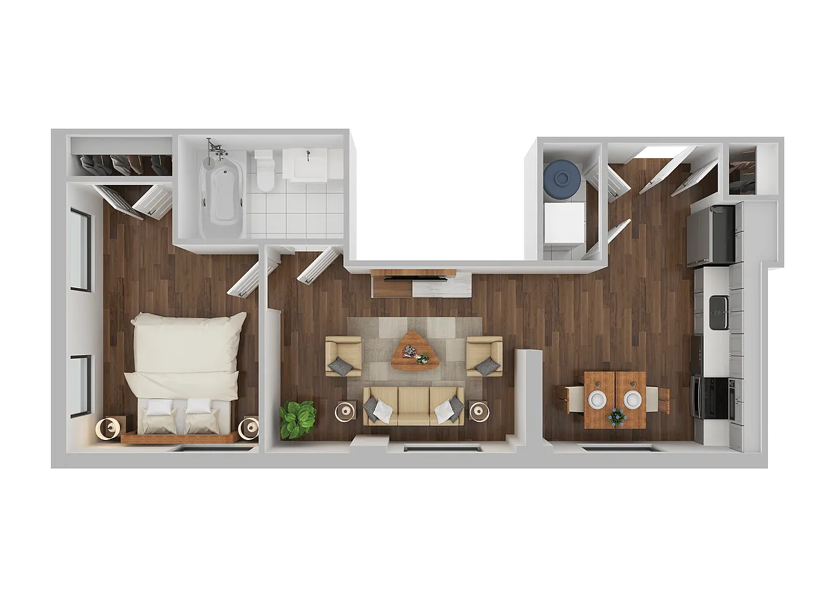 Floor plan A7 - Luxe Renovation