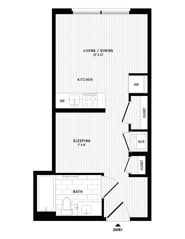 Floor plan A5 - Studio Suite