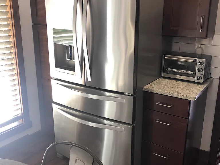 Fridge and Toaster Oven