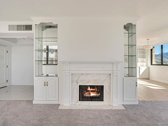 Gas log fireplace. Gas included in rent.