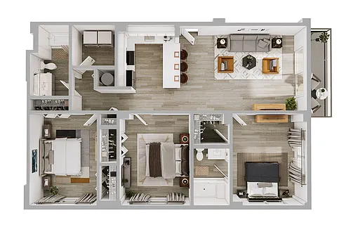 Floor plan C1 North