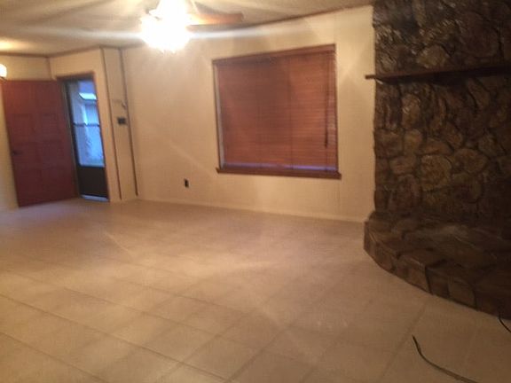 living room with front door