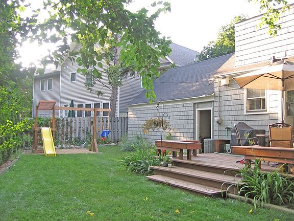 Backyard in summer