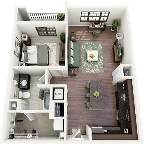 Floor plan Morgan