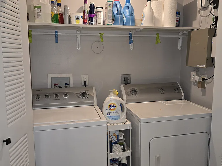 laundry area with full-sized washer and dryer