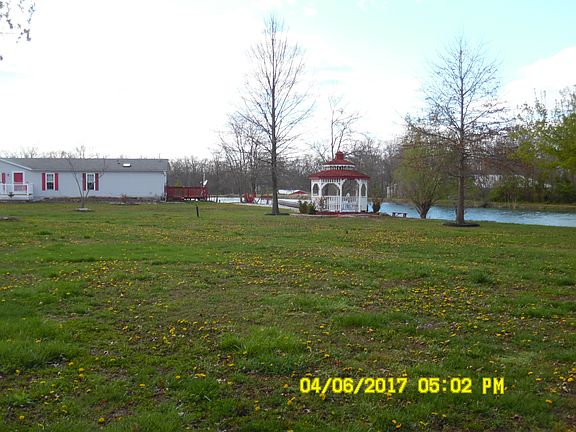 Gazebo by lake