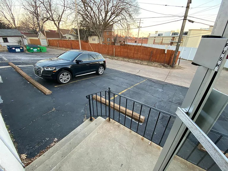 Off street parking in back