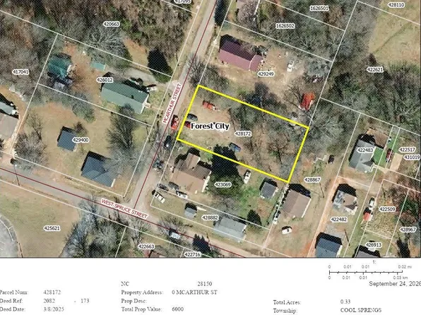 0 McArthur St, Forest City, NC 28043