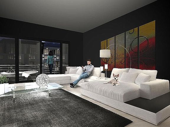 Luxury living spaces 