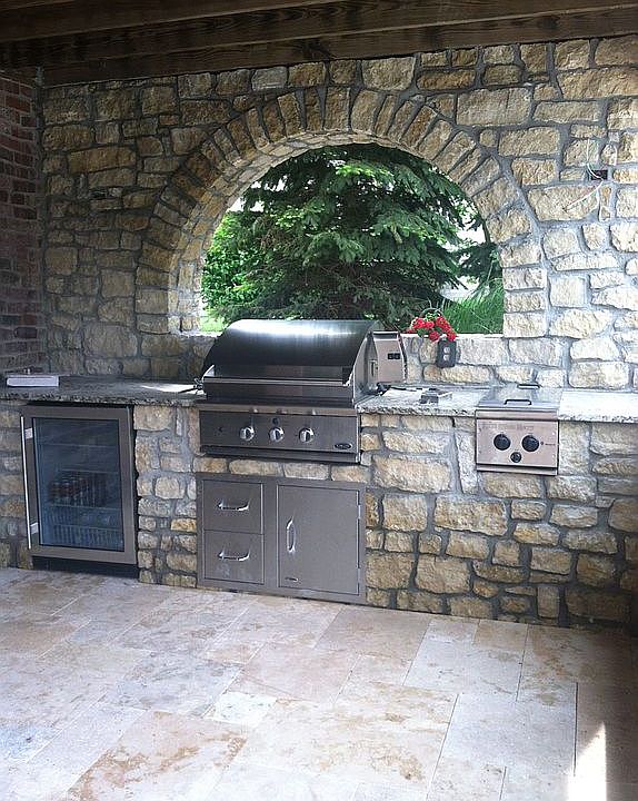 Backyard kitchen