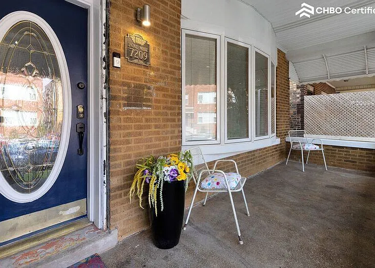 Spacious Front Porch