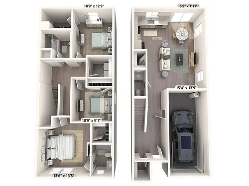 Floor plan TH-C1
