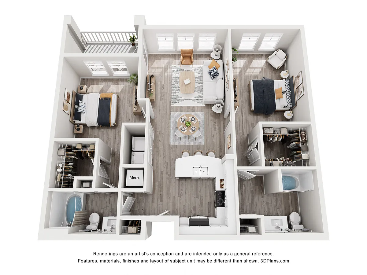 Floor plan B2BR