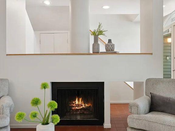 upstairs fireplace