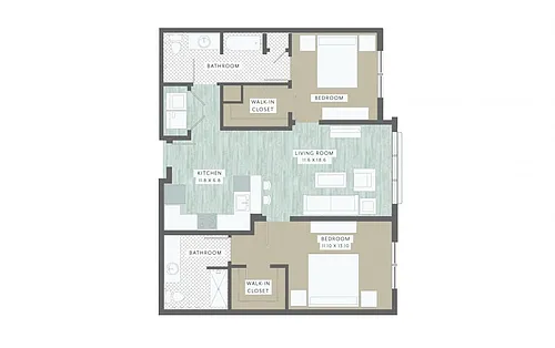 Floor plan Merion (B4)