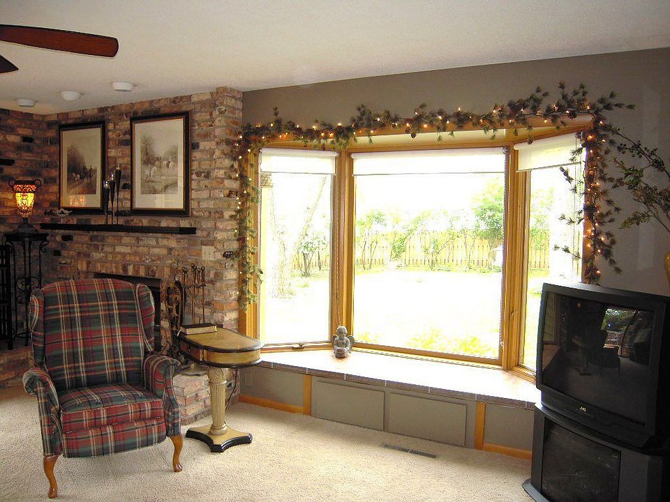 Enjoy a beautiful view of the rear yard from this window seat!
