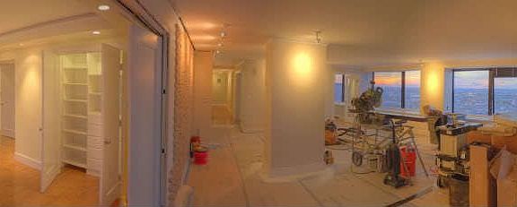 Living room and studio