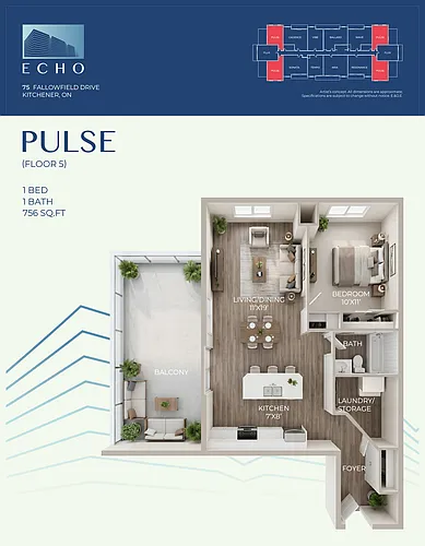 Floor plan 502