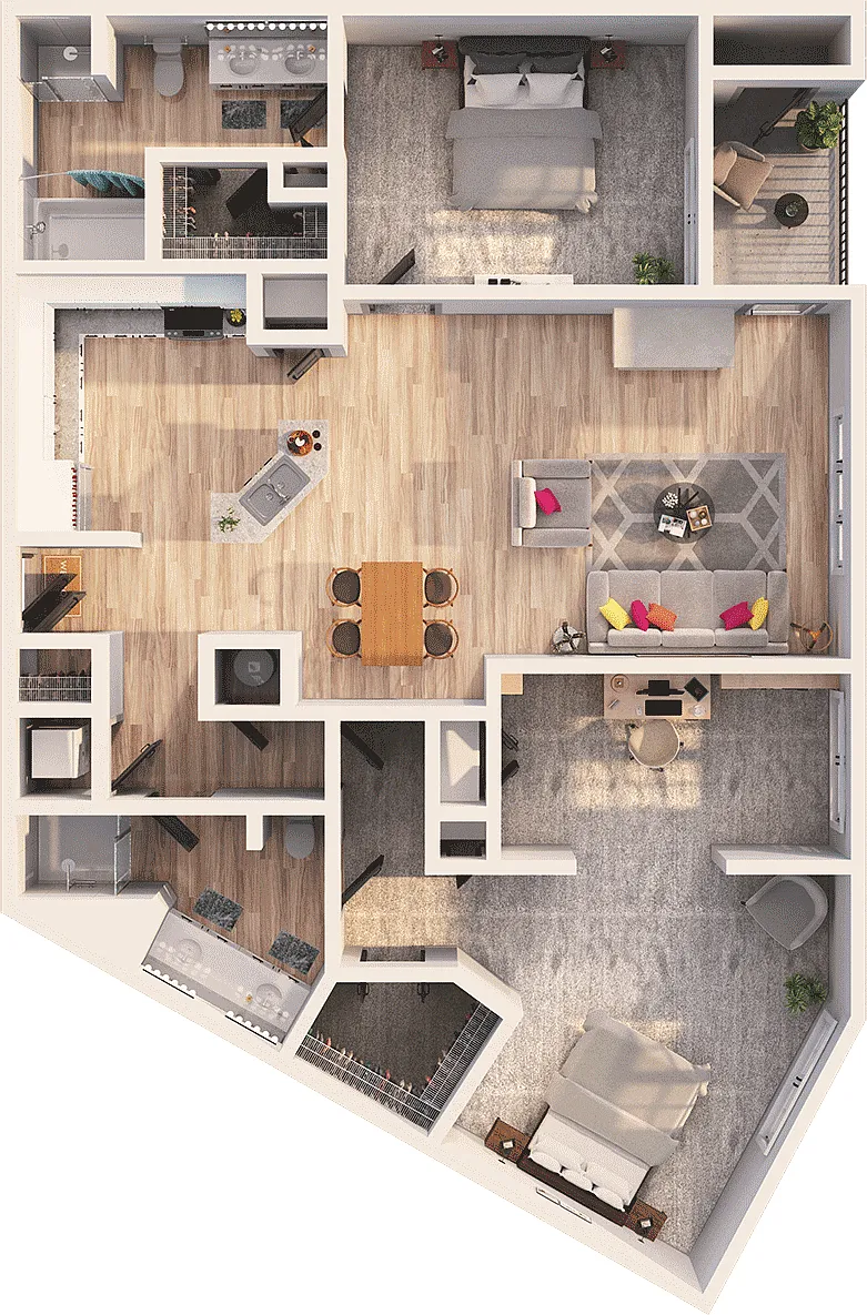 Floor plan Drexel - B4