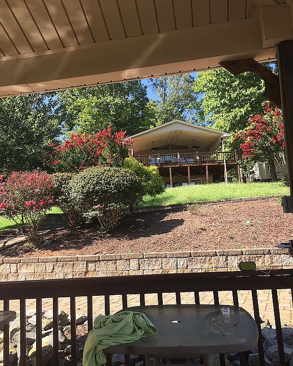 View of house from gazebo