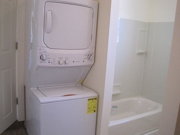 new laundy in bathroom