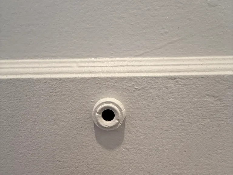 Vintage Peep Hole Built into Front Door