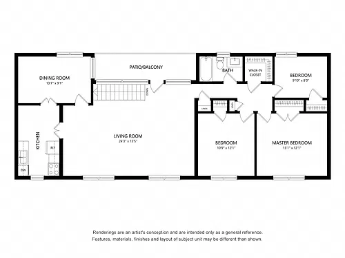 Floor plan K1