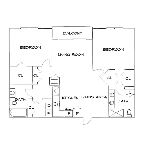 Floor plan Design 2B