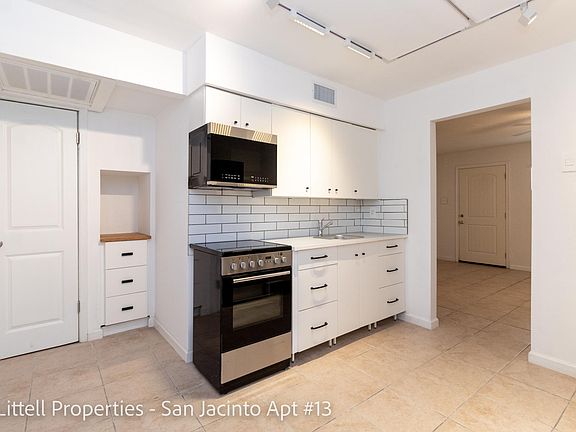 Kitchen has a pantry and extra built in storage