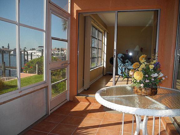 Lanai looking at living room