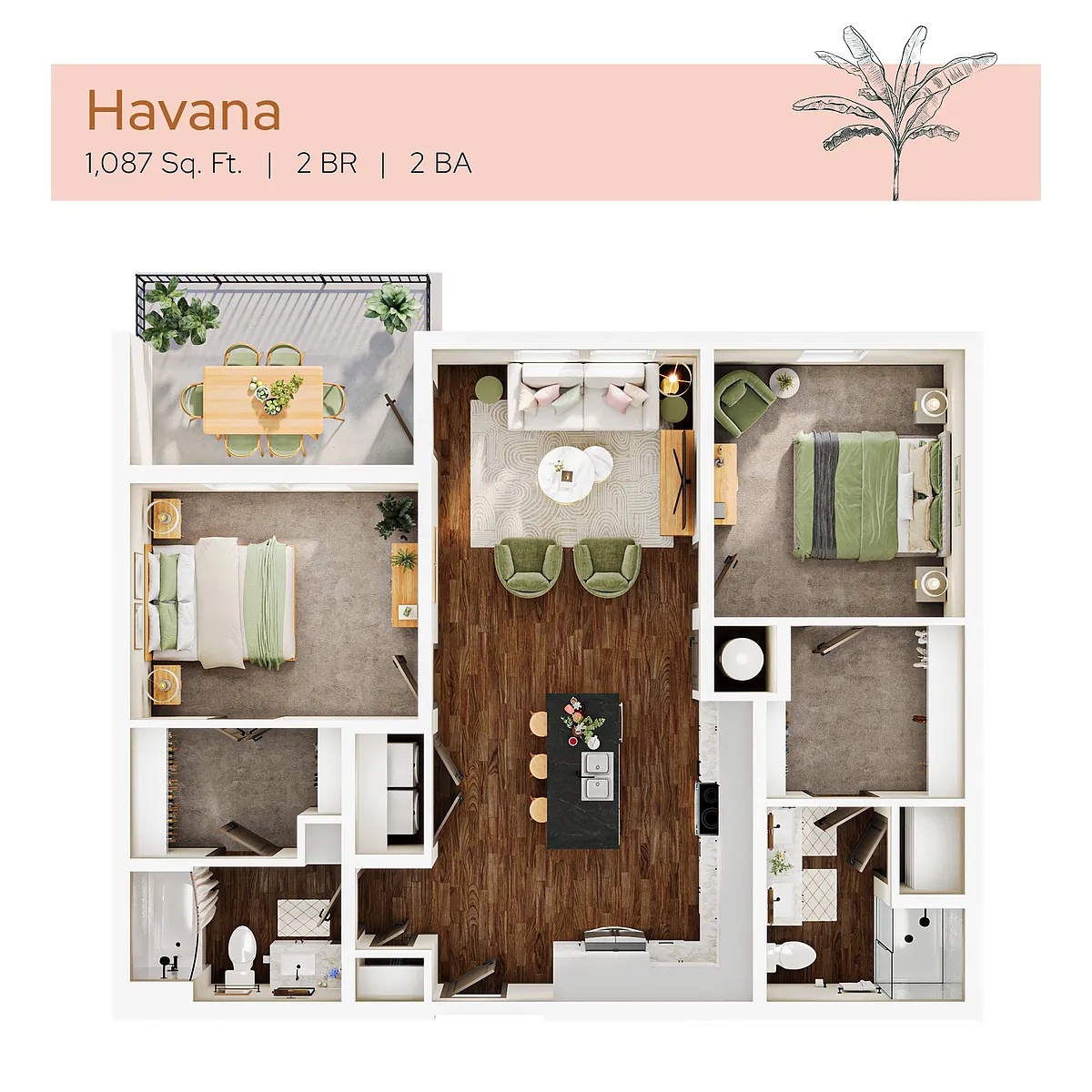 Floor plan Havana