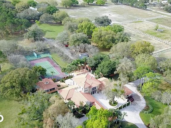 Multiple horse pens on west side