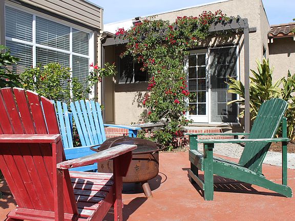 Looking at back of house from shared courtyard