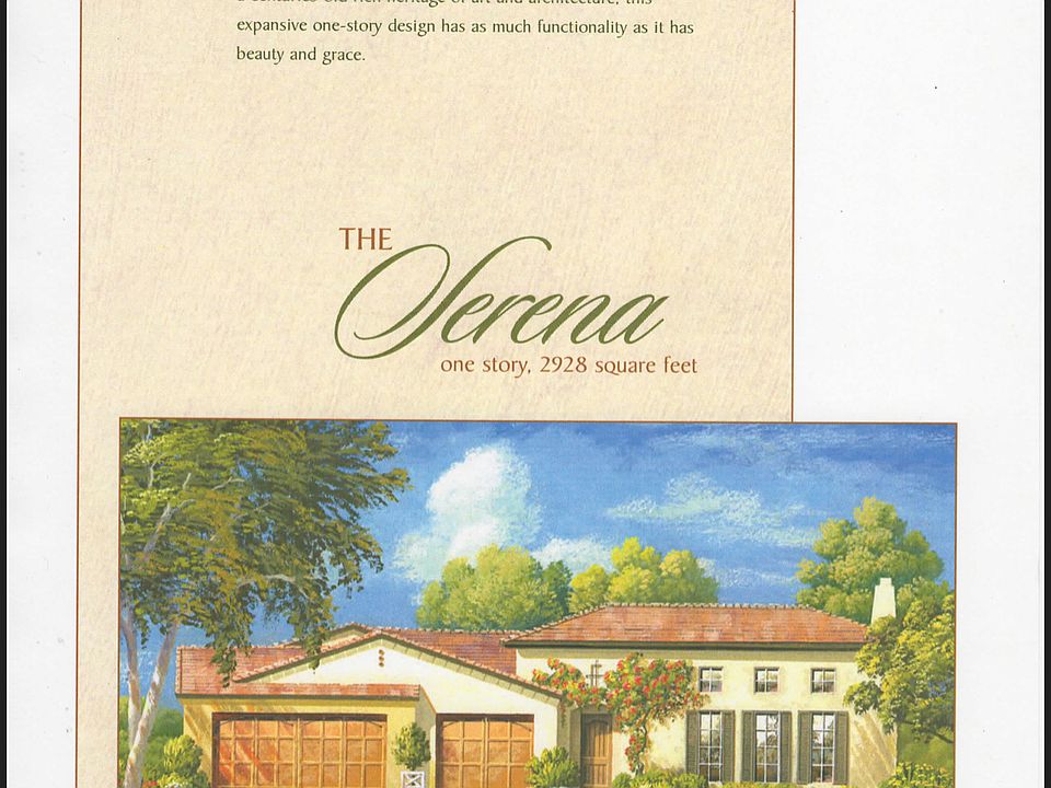 Original builder home flyer 
