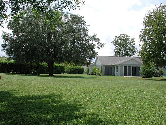 Oversized backyard.