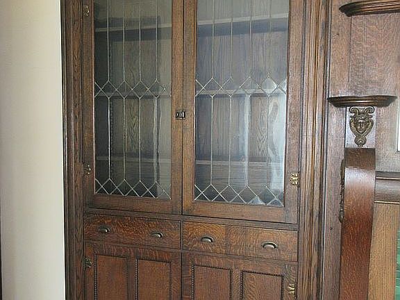 Leaded China Cabinet
 