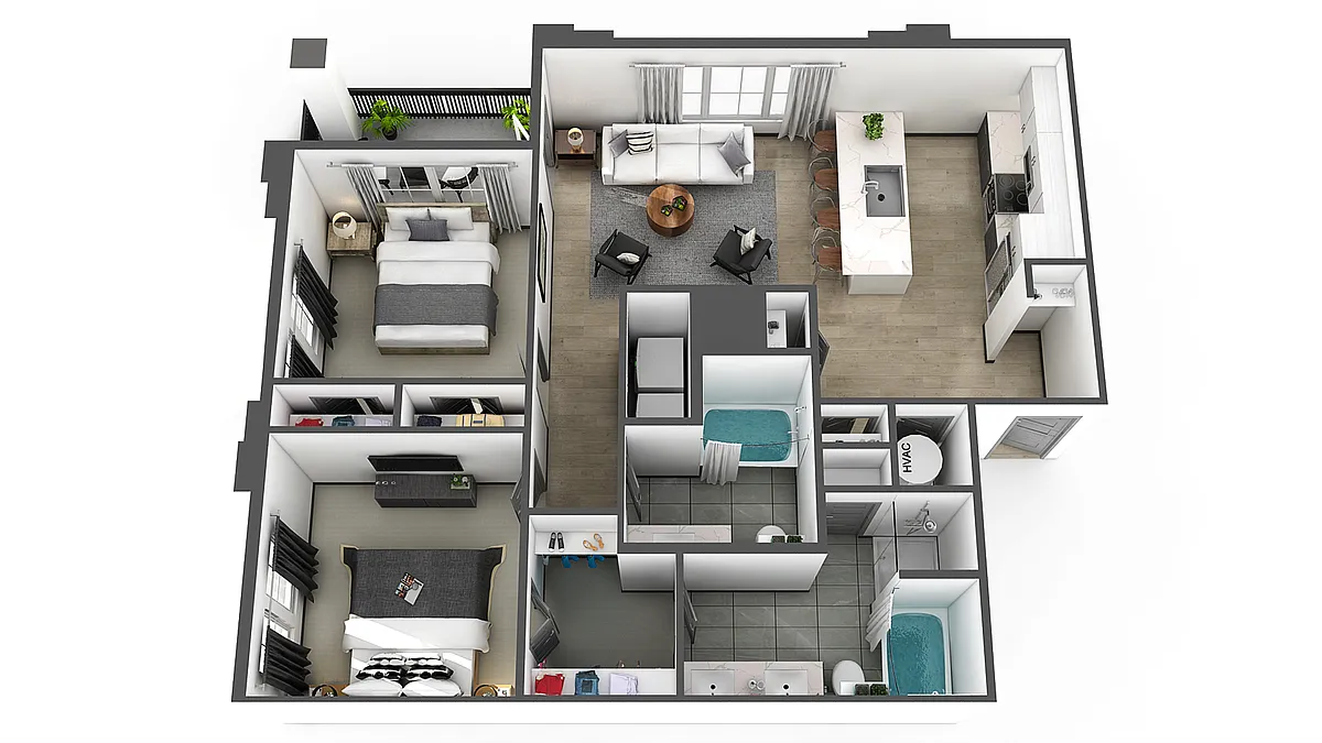 Floor plan B2