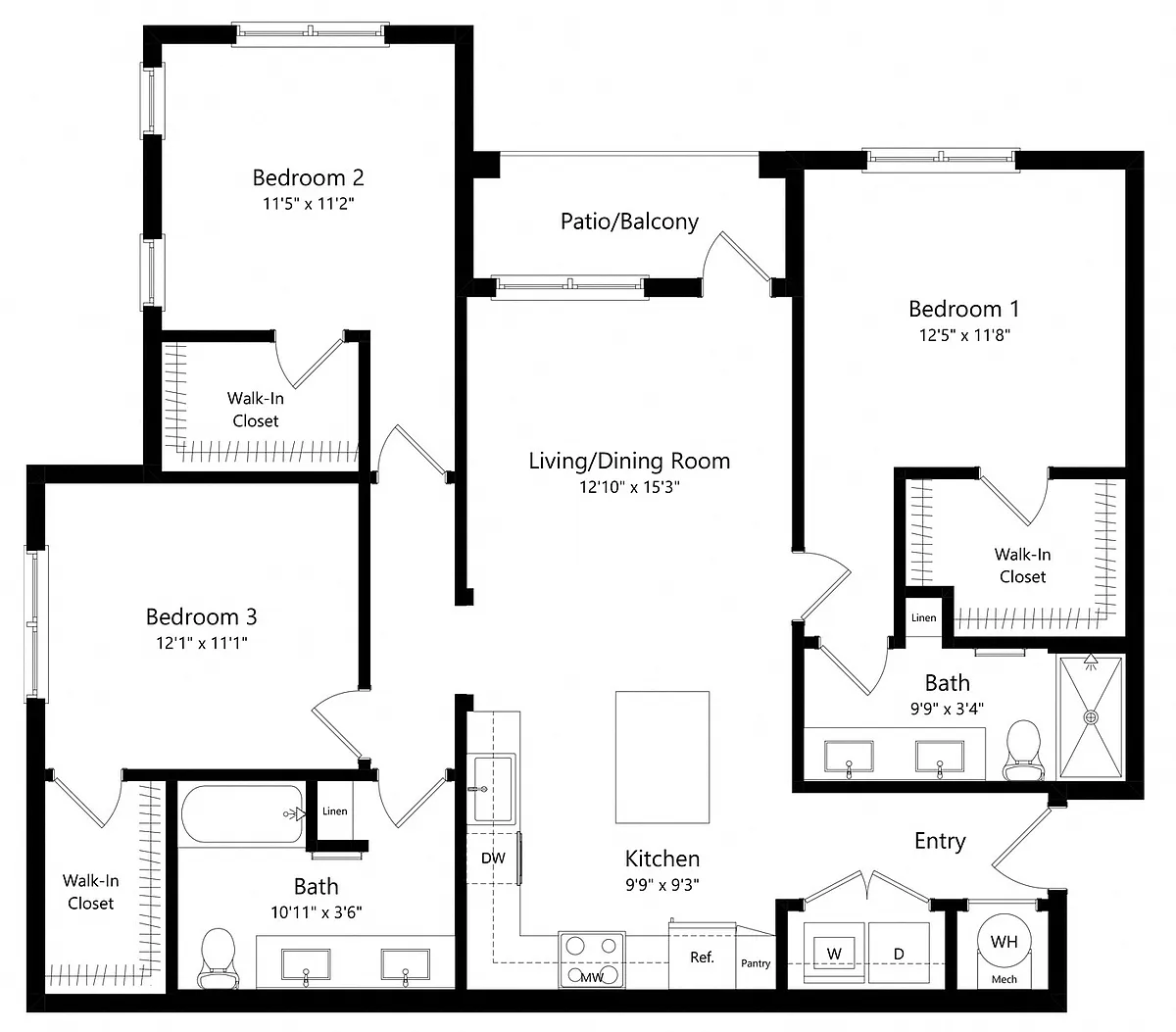 Floor plan C1