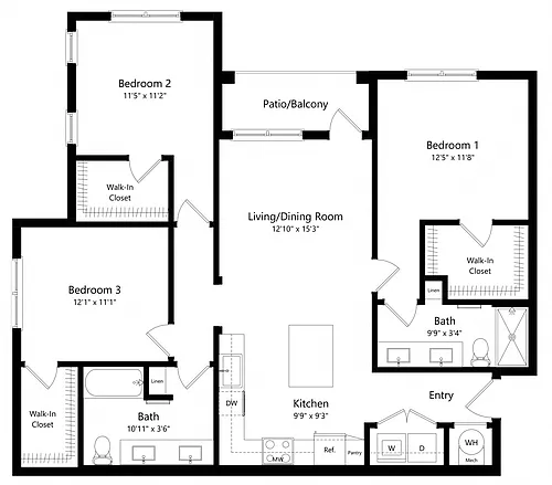 Floor plan C1