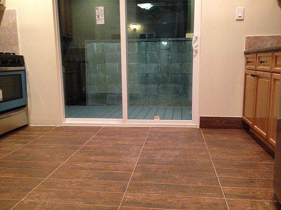 Walk out deck from Kitchen