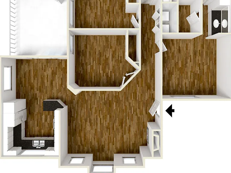 Pinnacle Terrace - Summit - 2 Beds - 2 Baths - 1256 Sq. ft.