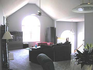 sundrenched living room