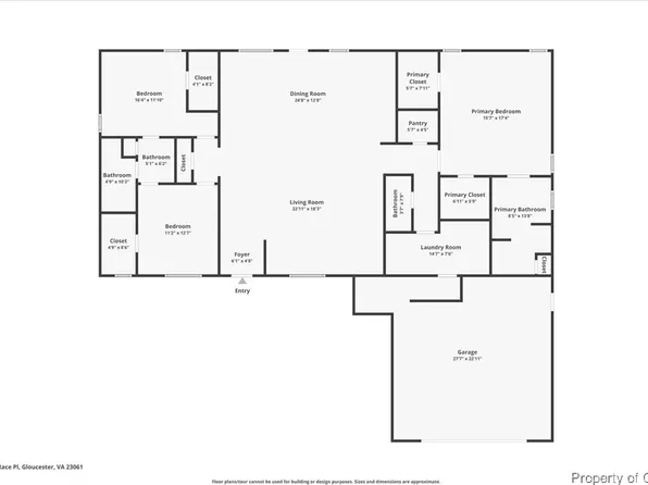 5883 Mill Race Pl, Gloucester, VA 23061