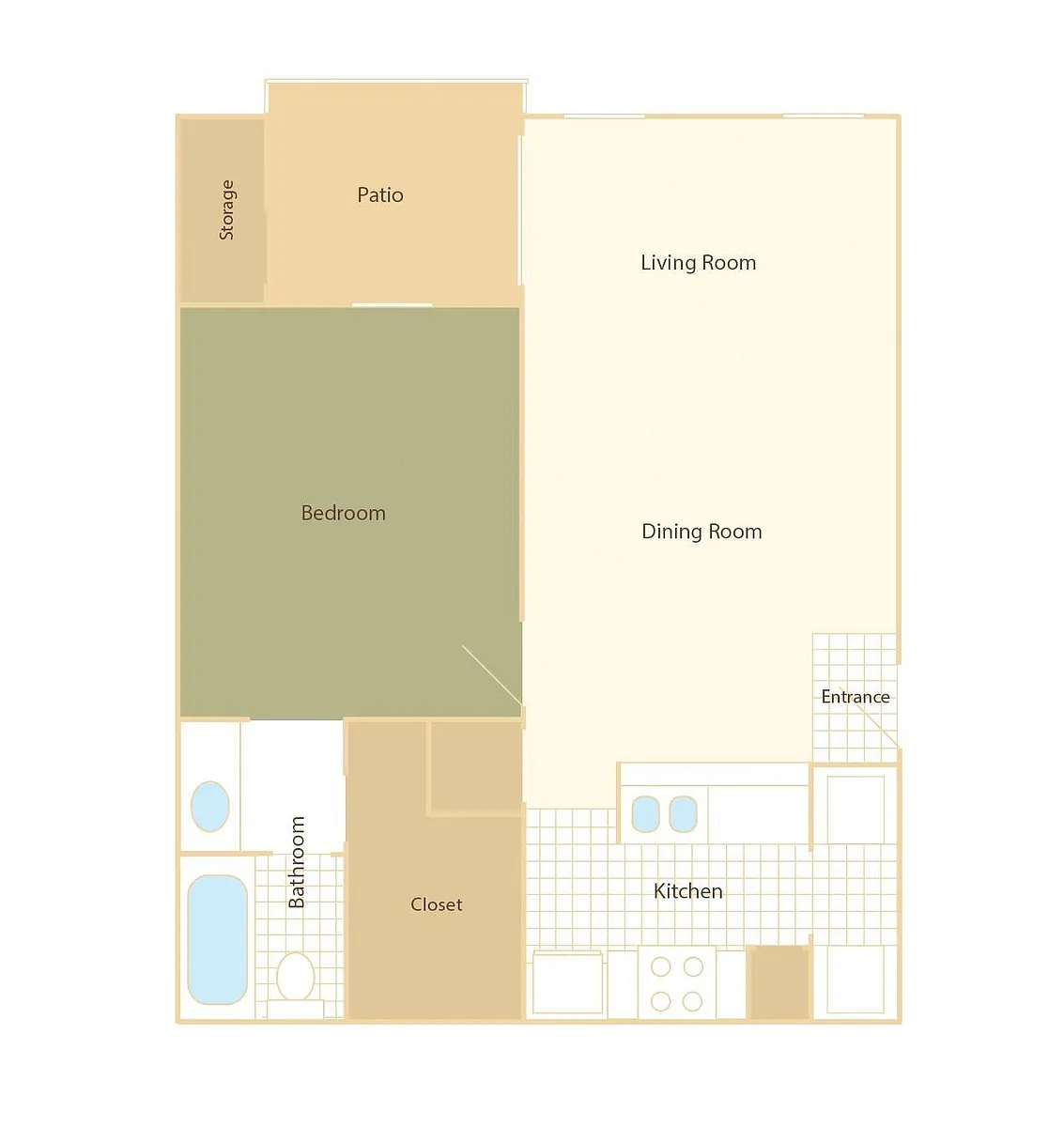 Floor plan A1 Renovated