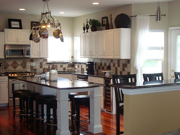 Custom granite built kitchen